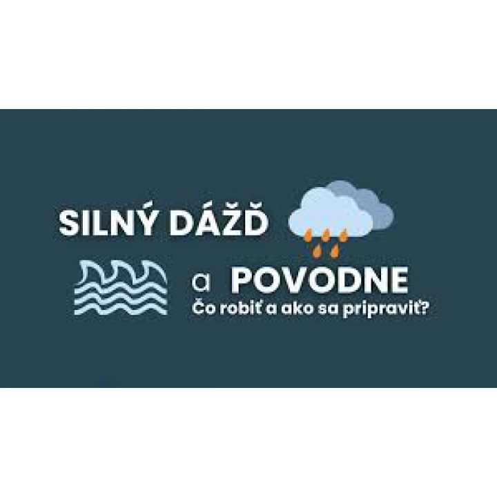 Odporúčania civilnej ochrany pre Silný dážď, Povodne, Silný vietor a Zosuv pôdy